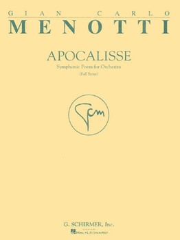 Apocalisse by Menotti Gian Carlo for Score