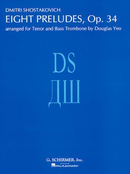 8 Preludes by Shostakovich Dmitri - Yeo Douglas - for Trombone Duet