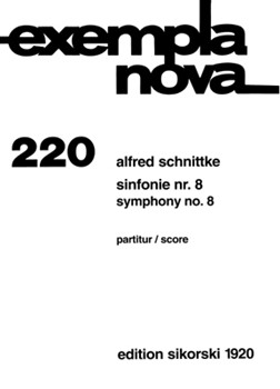 Symphony No. 8 by Schnittke Alfred for Score