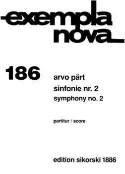 Symphony No. 2 by Part Arvo for Score