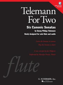 Telemann For Two by Telemann Georg Philipp - Helgeson / prestia - for Flute Duet