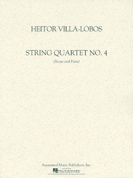 String Quartet #4 by Villa-Lobos Heitor for Str Quartet