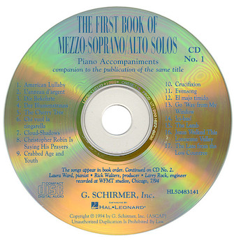 1st Book Of Mezzo/Alto Solos Part 1 by Various - Boytim Joan - for Accompaniment CD (CD only)