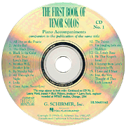 The First Book of Tenor Solos - Accompaniment CDs (Set of 2) Accompanim