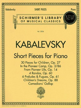Short Pieces For Piano by Kabalevsky Dmitri for Piano