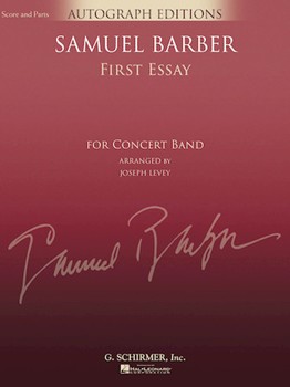 1st Essay by Barber Samuel - Levey J - for Concert Band