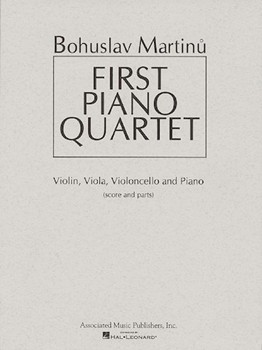 First Piano Quartet by Martinu Bohuslav - Violin/viola/cello/p - for Piano Quartet