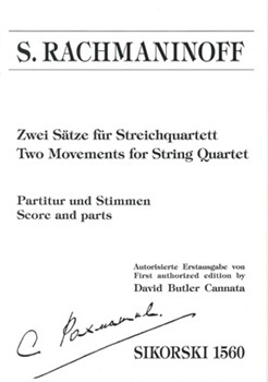 Two Movements for String Quartet by Rachmaninoff Sergei for
