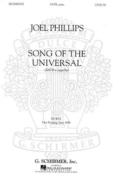 Song of the Universal by Phillips Joel for SATBB A CA