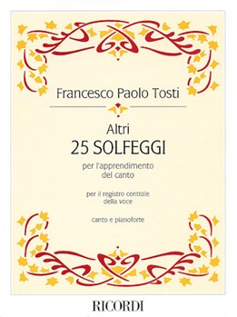25 Additional Solfeges by Tosti Francesco Paolo for Medium Voice Me