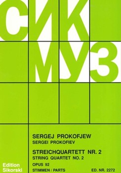 String Quartet No. 2 by Prokofiev Sergei for