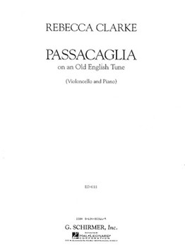 Passacaglia by Clarke Rebecca for Cello