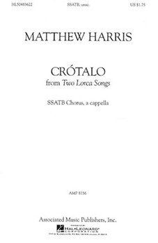 Crotalo by Harris Matthew for SSATB a cappella