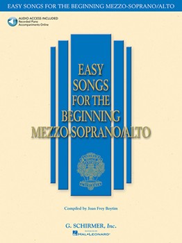 Easy Songs for the Beginning Mezzo-Soprano/Alto Mezzo-Sopr