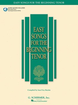 Easy Songs for the Beginning Tenor Tenor