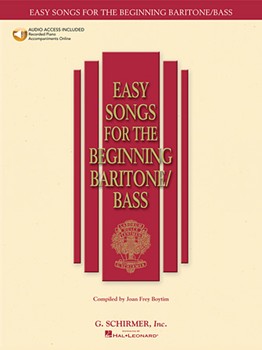 Easy Songs for the Beginning Baritone/Bass Baritone/B