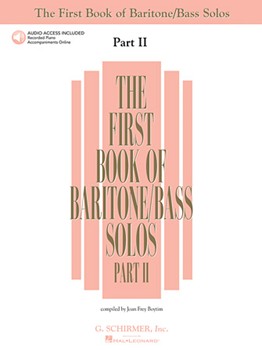 The First Book of Baritone/Bass Solos - Part II - Book/Online Audio