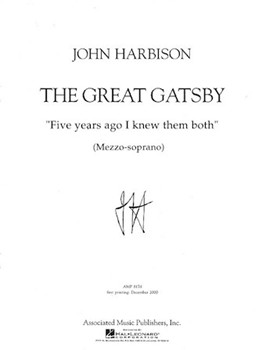 5 Years Ago I Knew Them Both by Harbison John for Mez-sop/al