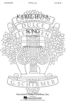 Song (Good Night) by Husa Karel for SATB a cappella