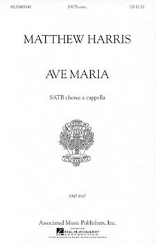 Ave Maria by Harris Matthew for SATB a cappella
