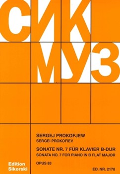 Piano Sonata No. 7 Op. 83 by Prokofiev Sergei for