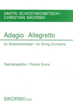 Adagio and Allegretto by Shostakovich Dmitri for Score