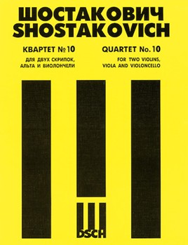 Quartet #10 Score by Shostakovich Dmitri for Full Score