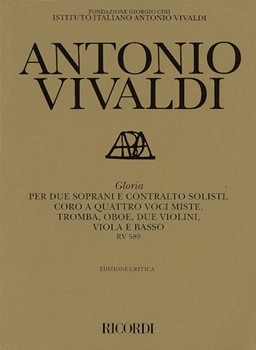 Gloria by Vivaldi Antonio Lucio - Talbot Michael - for Full Score
