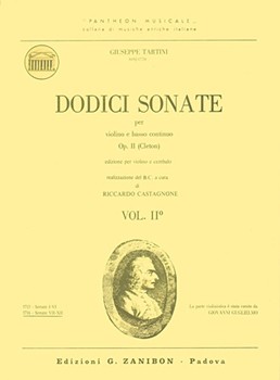 Sonate Op2 V2 For Violin 12 Sonatas