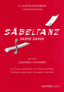 Aram Khachaturian - Sabre Dance, violin and piano