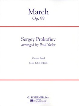 March Opus 99 by Prokofiev Sergei - Yoder Paul - for Concert March