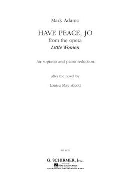 Have Peace Jo by Adamo Mark for Soprano Vo