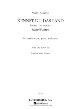 Kennst Du Das Land by Adamo Mark for Baritone V