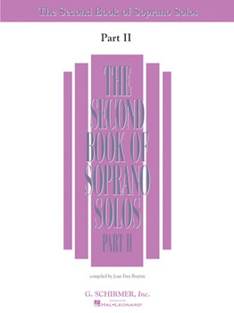 Second Book Of Soprano Solos Part 2 Book VOCAL