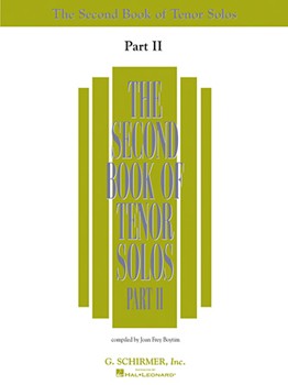 Second Book of Tenor Solos - Part II (Book only)