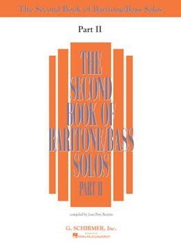Second Book Of Baritone/Bass Solos Part 2 Book VOCAL
