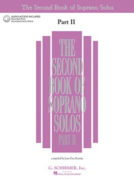 Second Book Of Soprano Solos Part 2 w/online audio VOCAL