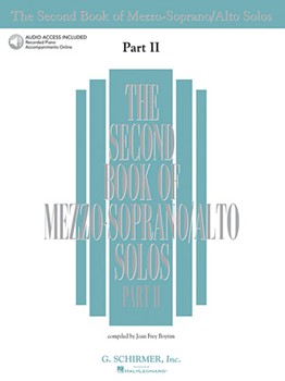 The Second Book of Mezzo-Soprano Solos Part II -