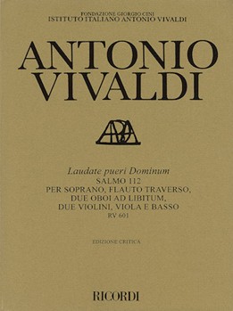 Laudate Pueri Dominum Salmo 112 Rv 601 by Vivaldi Antonio Lucio for Mini Score