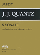 Hal Leonard Quantz J   5 Sonatas - Flute