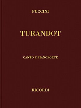 Turandot by Puccini Giacomo for Vocal Scor