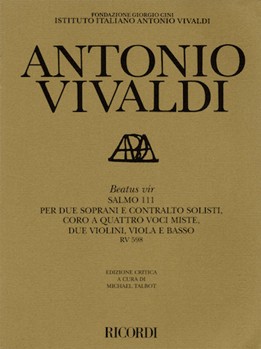 Beatus Vir by Vivaldi Antonio Lucio for SATB (W/sa Solos)