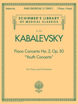 Concerto #3 Opus 50 Youth Concerto by Kabalevsky Dmitri - Frank Marcel - for 2 Piano 4 Hands