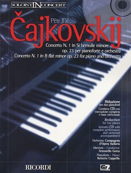 Concerto #1 In B-flat Minor Opus 23 by Tchaikovsky Pyotr Ilyich for 2 Piano 4 Hands