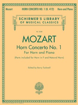 Horn Concerto #1 K412 by Mozart Wolfgang Amadeus - Tuckwell Barry - for French Horn