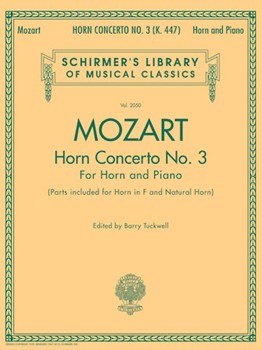 Horn Concerto #3 K447 by Mozart Wolfgang Amadeus - Tuckwell Barry - for French Horn