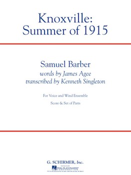 Knoxville: Summer Of 1915 - Full Score by Barber Samuel for