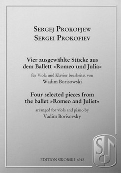 4 Selected Pieces From Romeo & Juliet by Prokofiev Sergei - Borisovsky Vadim - for Viola and Piano