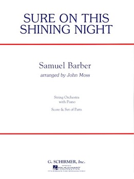 Sure On This Shining Night - Score Only by for Score