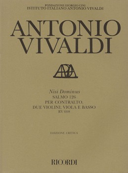 Nisi Dominus by Vivaldi Antonio Lucio for Vocal Solo
